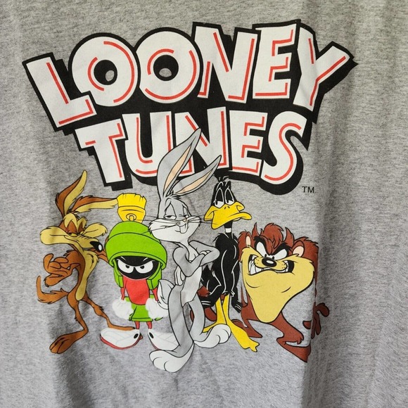 Vintage Looney Tunes Grey t shirt Size XL - Picture 2 of 4